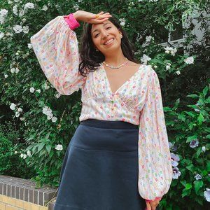 Julyliebe Cute Beads Blouse